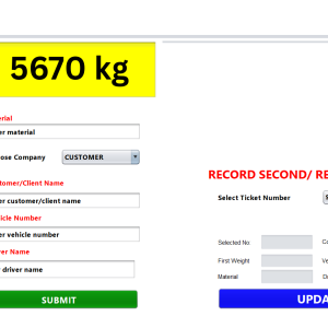 Weighbridge App Remote Database